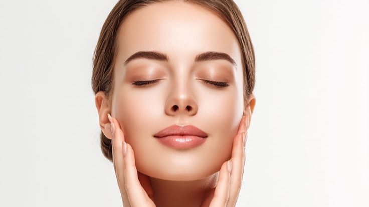 Person with hands on chin