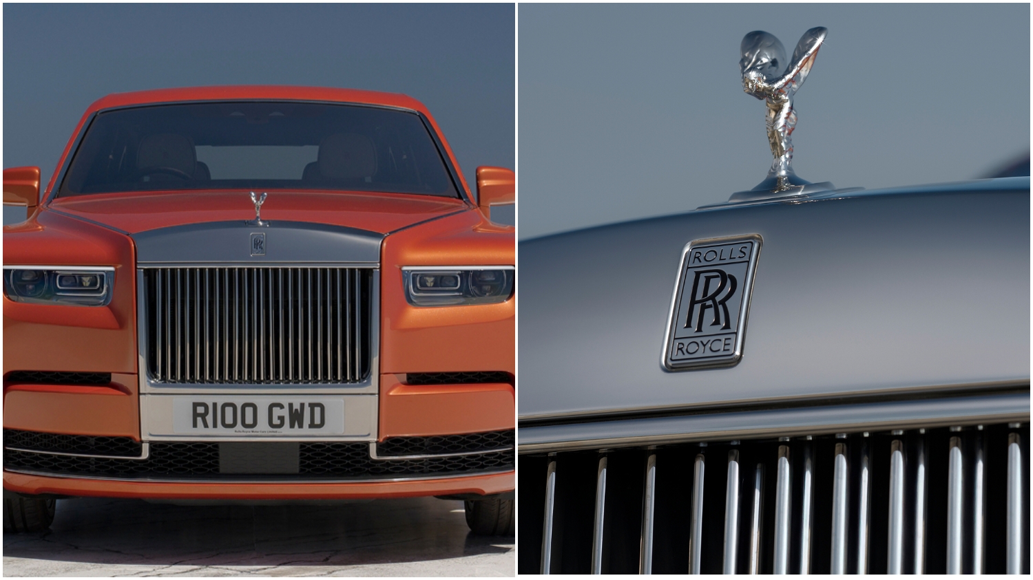 रोल्स रॉयस फैंटम लग्जरी कार का शानदार एक्सटीरियर लुक।