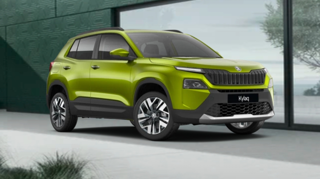 स्कोडा काइलाक सीएनजी कार का फ्रंट लुक और नए फीचर्स की जानकारी