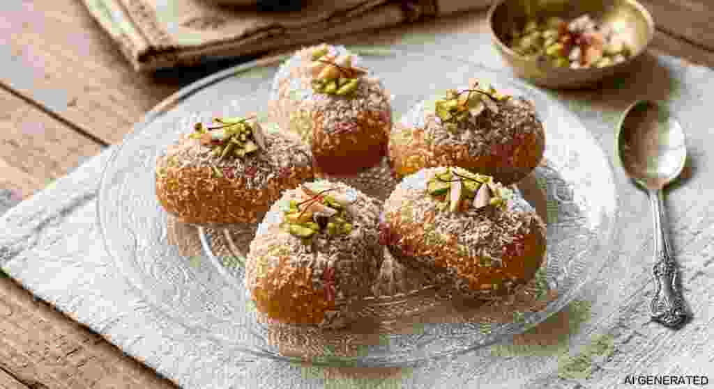 Instant bread chamcham sweet recipe prepared in 15 minutes for guests